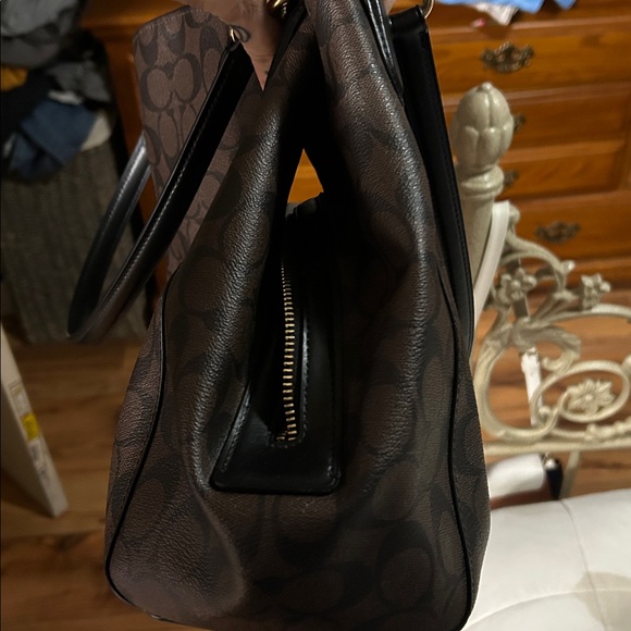 Coach Brown Signature Shoulder Bag - Picture 8 of 10